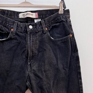 Levi’s Relaxed Fit Black Denim Jeans